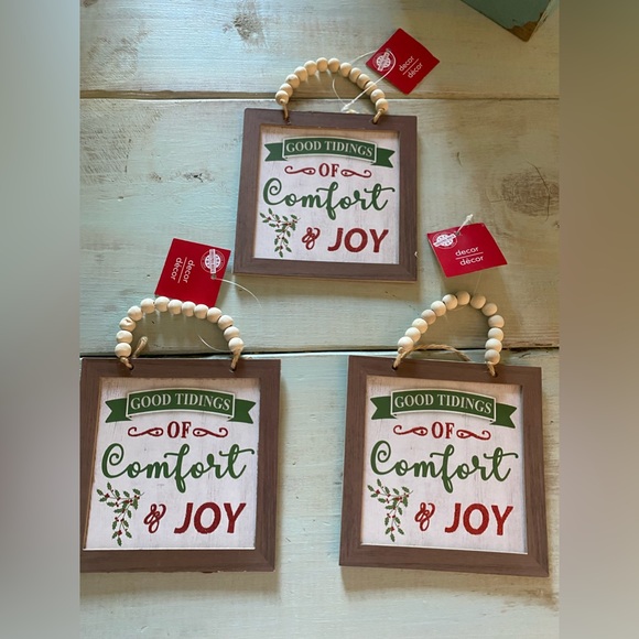 🔴 $1 Christmas Ornament Wooden Ball Christmas Ornament - Picture 5 of 6